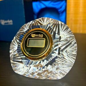 Waterford Crystal Desk Clock